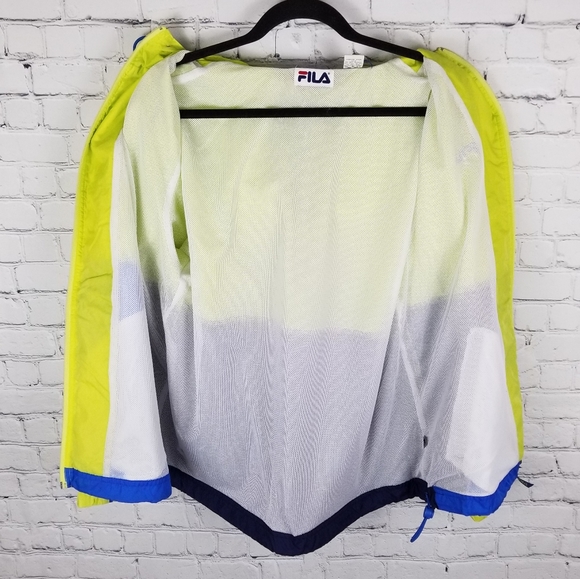 FILA | vintage mesh lined full zip windbreaker - Picture 5 of 10